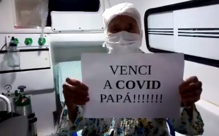  Mãe de Jotinha recebe alta médica após nove dias internada: ‘Venci a Covid, papá’