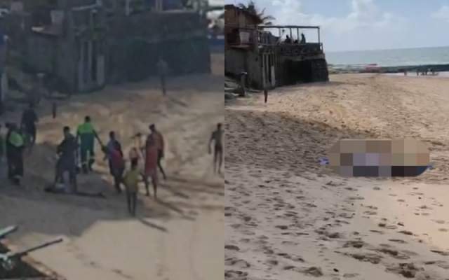  Corpo de homem é encontrado com marcas de tiro em praia de Camaçari