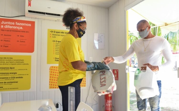  Espaço que troca resíduos recicláveis por benefícios é inaugurado em Camaçari