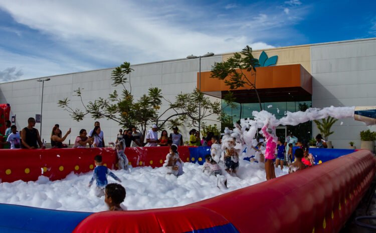  Dia das Crianças terá banho de espuma gratuito no Boulevard Shopping Camaçari