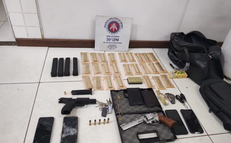  Policial militar é preso por suspeita de fornecer armas e munições para traficantes em Salvador