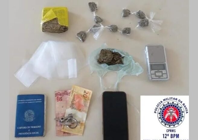  Suspeito de tráfico de drogas é preso em Camaçari