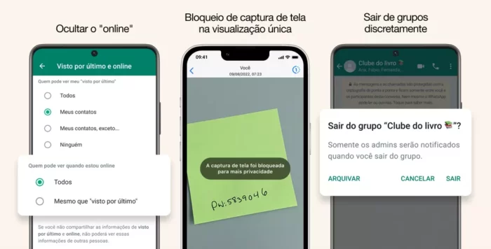  WhatsApp vai deixar você esconder que está ‘online’ e sair de grupos de maneira discreta; veja como fazer