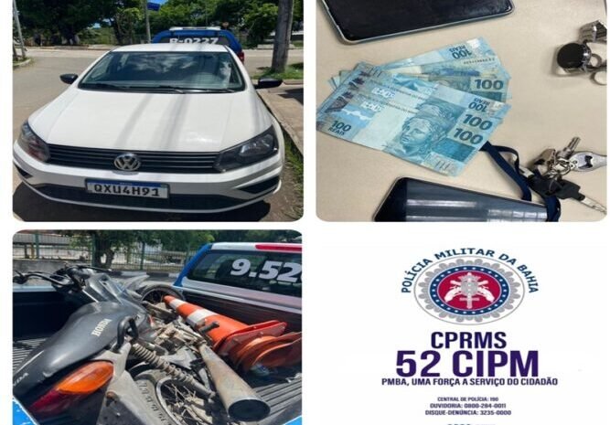  Acusados de integrar quadrilha de roubo a veículos são presos; assaltos eram realizados em Camaçari e RMS