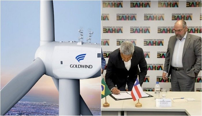  Governo da Bahia assina protocolo de intenções com indústria de aerogeradores eólicos; 1.100 empregos diretos e indiretos devem ser gerados