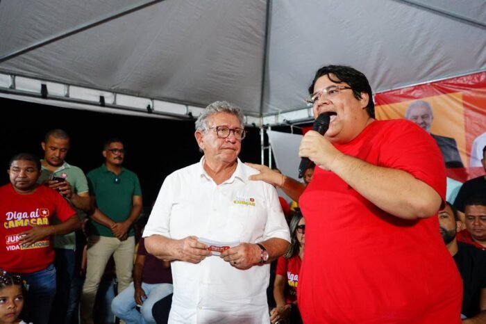  Lider do PT comemora liderança de Caetano em pesquisa e projeta crescimento