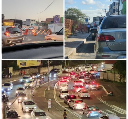  Excesso de obras em período eleitoral causa transtornos a motoristas e pedestres em Camaçari