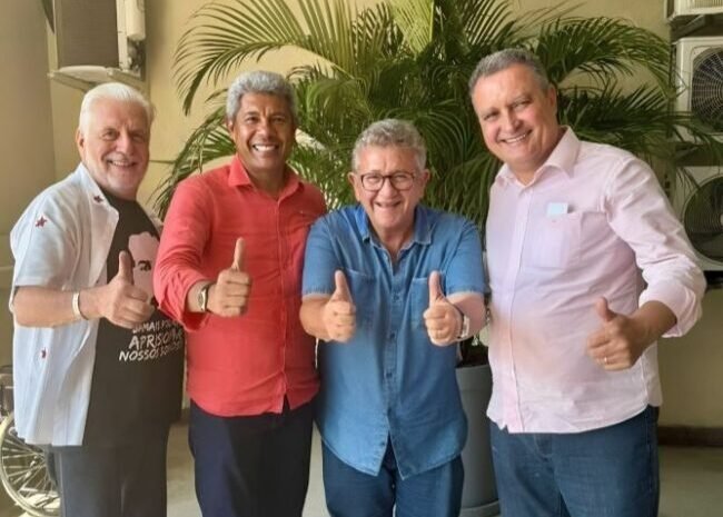  Caetano junta Jerônimo, Rui e Wagner no Mega Comício em Camaçari nesta quinta