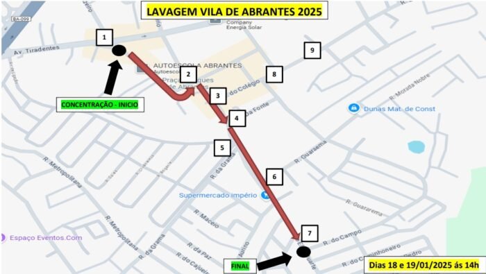  Camaçari: STT faz mudanças no tráfego durante a Lavagem de Vila de Abrantes