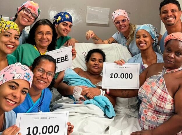 Maternidade Regional de Camaçari celebra a chegada do bebê de número 10 mil